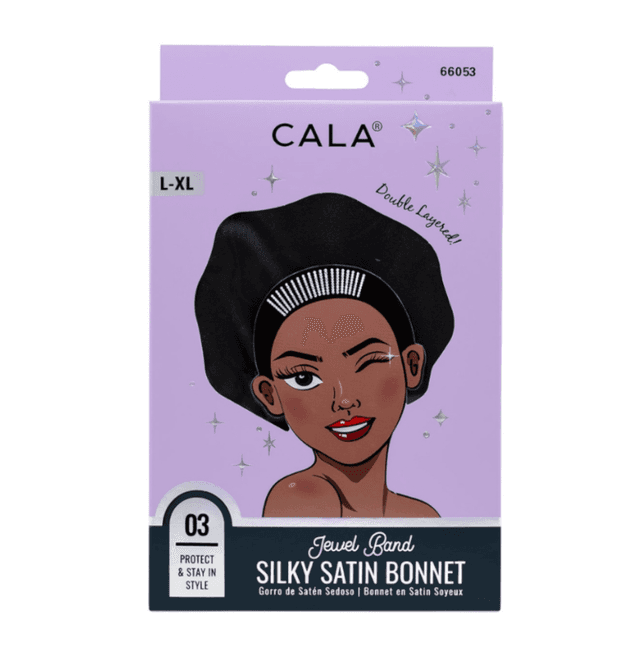 Cala Gorro De Satin Anti-frizz Black 03 L-xl 66053