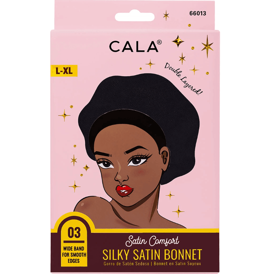 Cala Gorro De Satin Anti-frizz Shiny Black L-xl 66013