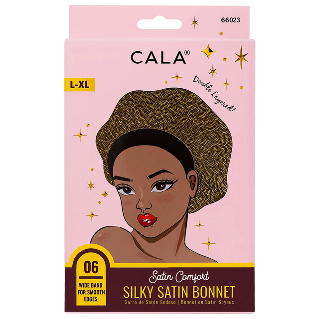 Cala Gorro De Satin Anti-frizz Shiny Black L-xl 66023