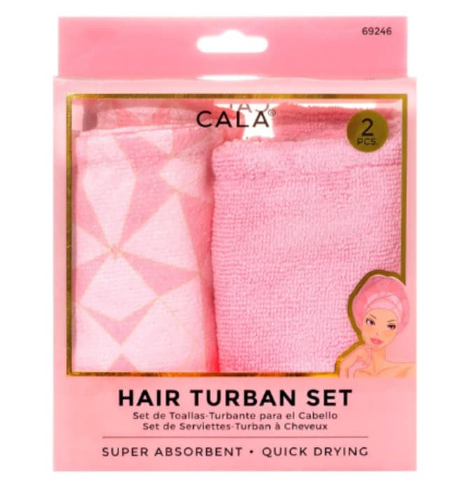Turbante para Cabelo Cala Geométrico/Rosa