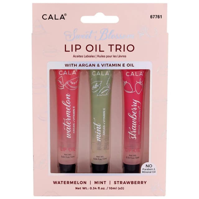Bálsamo Labial Cala Trio Mint/Watermelon/Strawberry