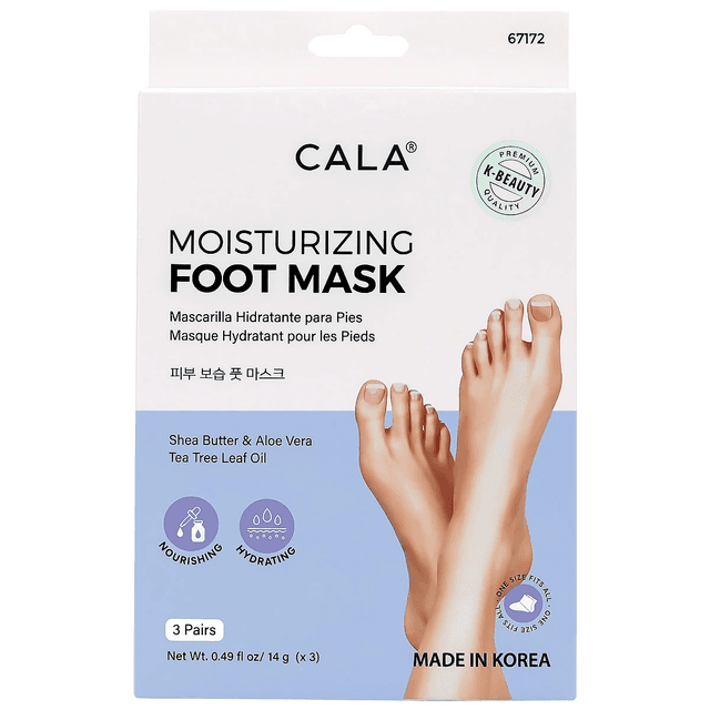 Cala Mascarilla Para Pies Moisturizing Foot 3 Pairs/pk 67172