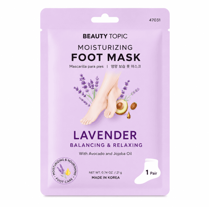 Cala Mascarillas De Pie Beauty Topic Lavender Moisturizing 47031