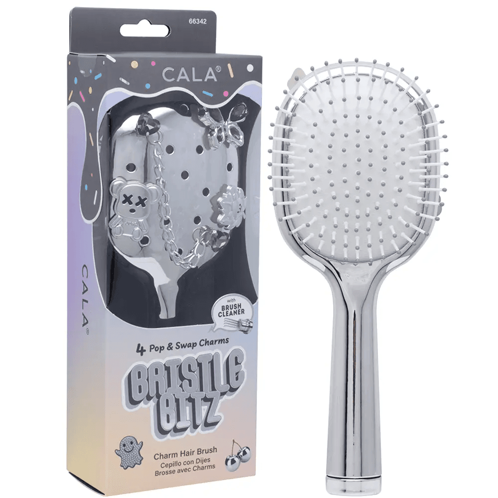 Cala Peine Bristle Blitz Metallic Silver 66342