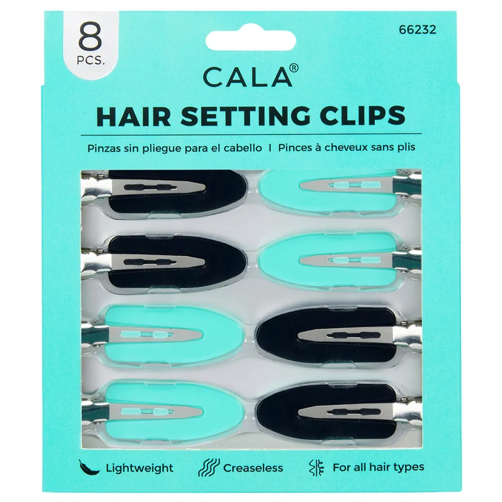 Pinça de Cabelo Cala Sem Dobra Preto/Verde