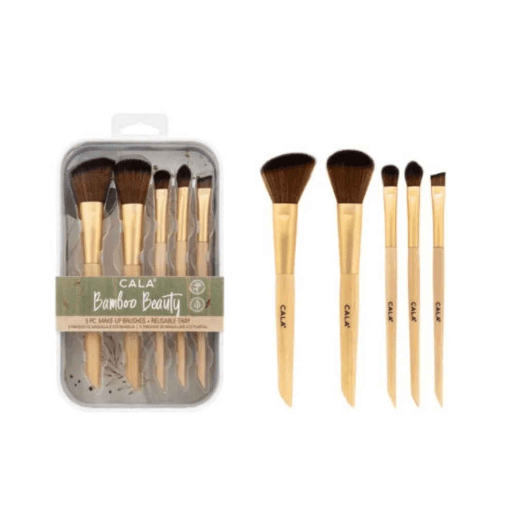 Set de Pincéis Cala Bamboo Beauty 5PCS
