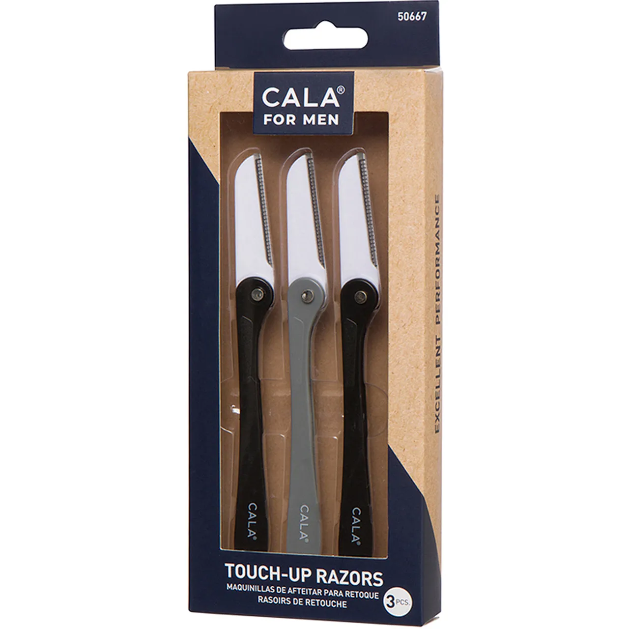 Conjunto de Navalhas Cala For Men Touch-up Razors 50667