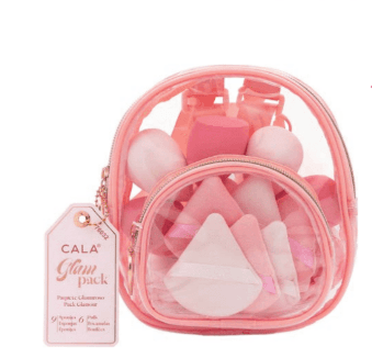 Cala Set Glam Pack + Puffs Pink 15 Pcs 76032