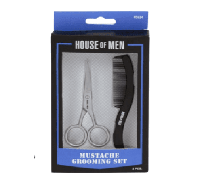 Cala Set House Of Men Mustache Grooming 2PCS 45534
