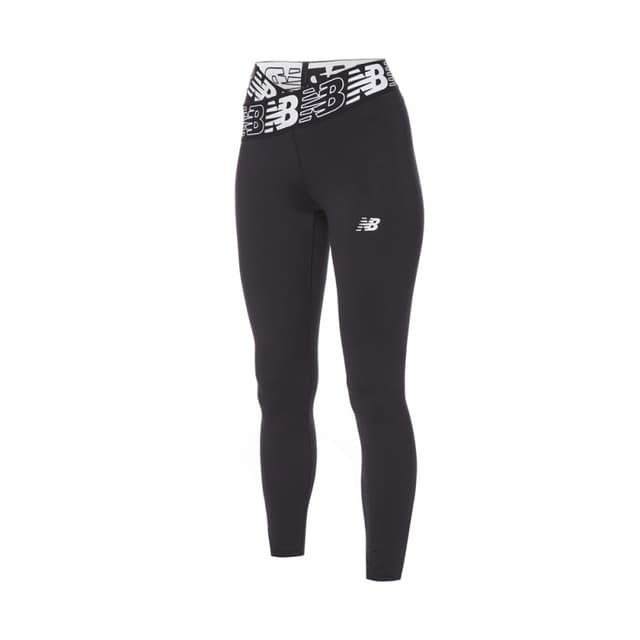 Calça Legging Feminina New Balance High Rise 7 S Preto - WP21177BK