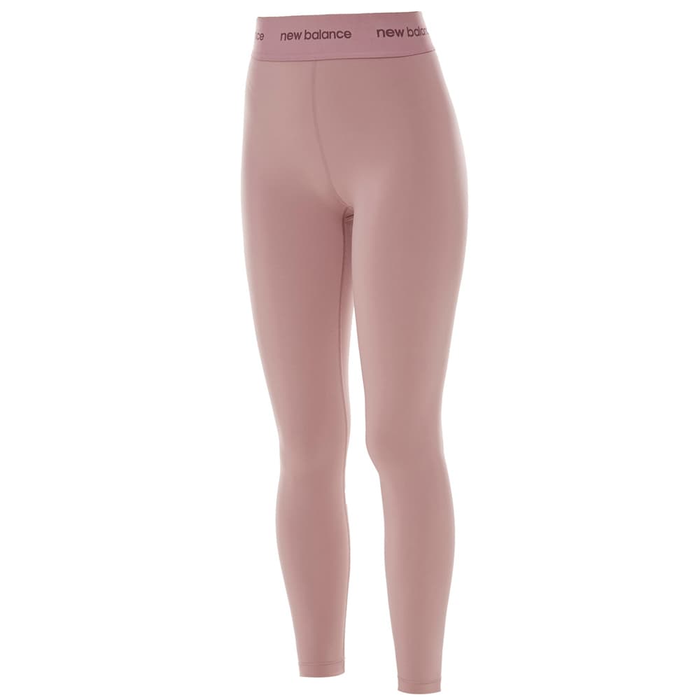 Calça Legging Feminino New Balance Sleek 25 Inch High Rise M Rosa
