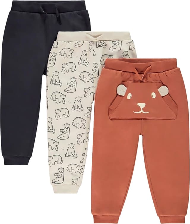 Calça para Bebê Orchestra Hlanid-Ecr Masculina (3 Unidades)