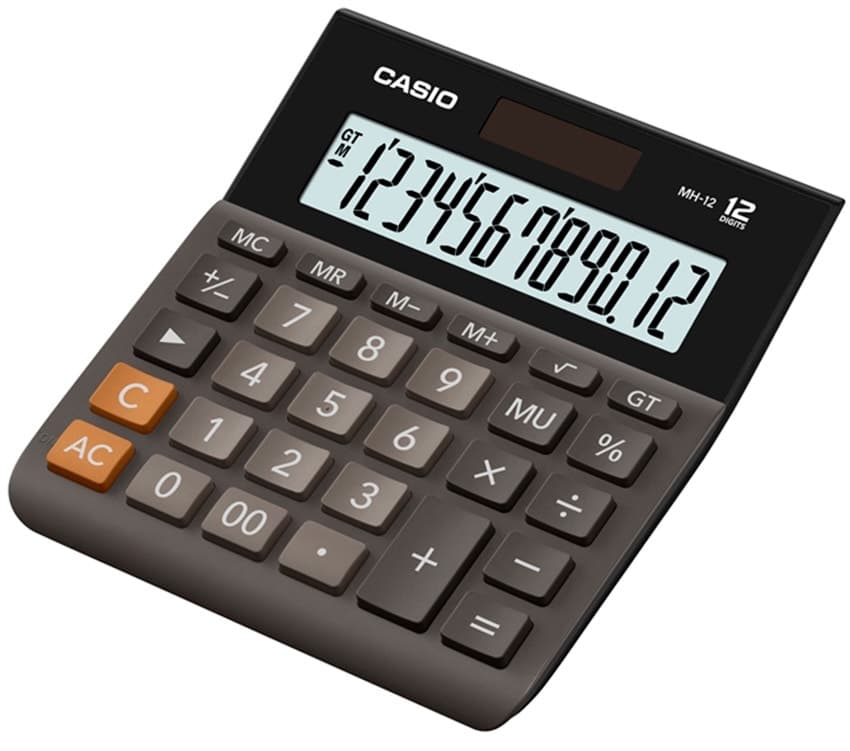 Calculadora Casio DH-12-BK 12 Digitos - Preto