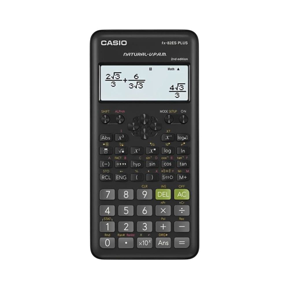 Calculadora Científica Casio Fx-82ES Plus Preto Light Blue