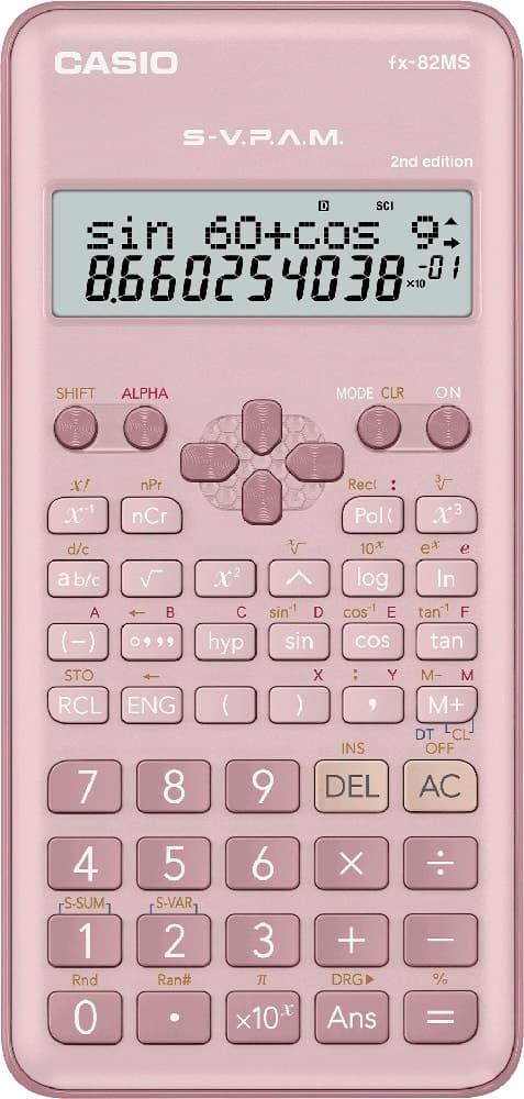 Calculadora Científica Casio Fx-82MS-Pk 2ND Edition