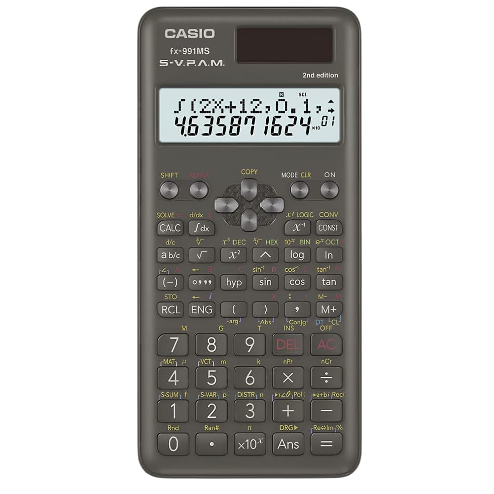Calculadora Científica Casio Fx-991MS 2ND Edition Preta