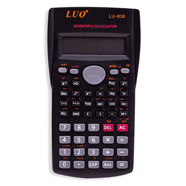 Calculadora Científica Luo Lu-638 240 Funções Preto