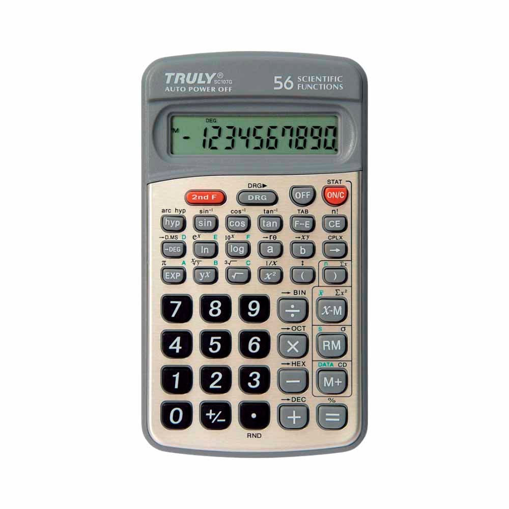 Calculadora Científica Truly Sc-107 Cinza