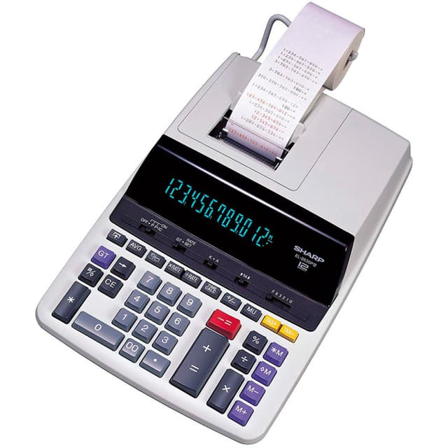 Calculadora com Impressora Sharp El-2630PIII 12 Dígitos 110V Branco