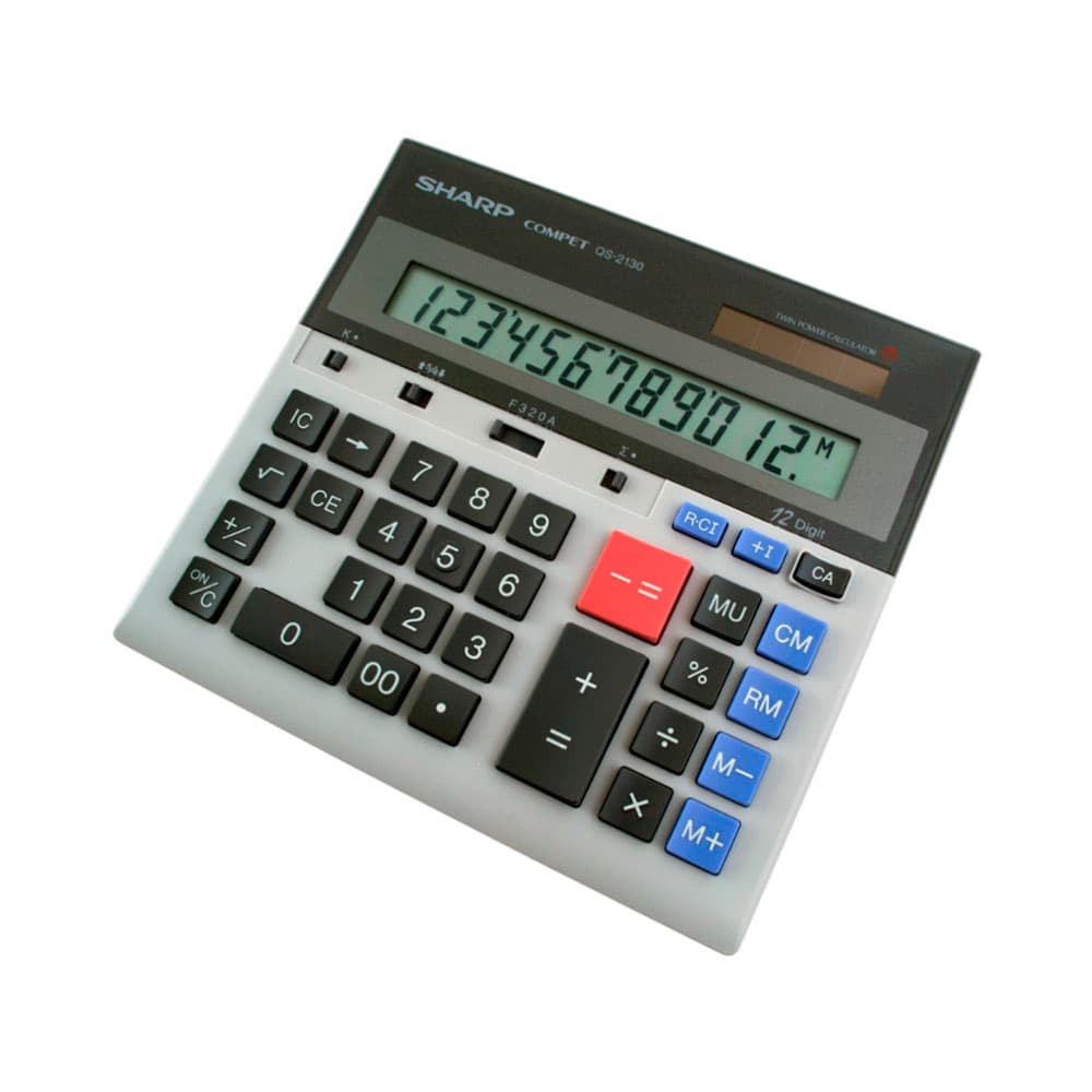 Calculadora Sharp Qs-2130 Preta