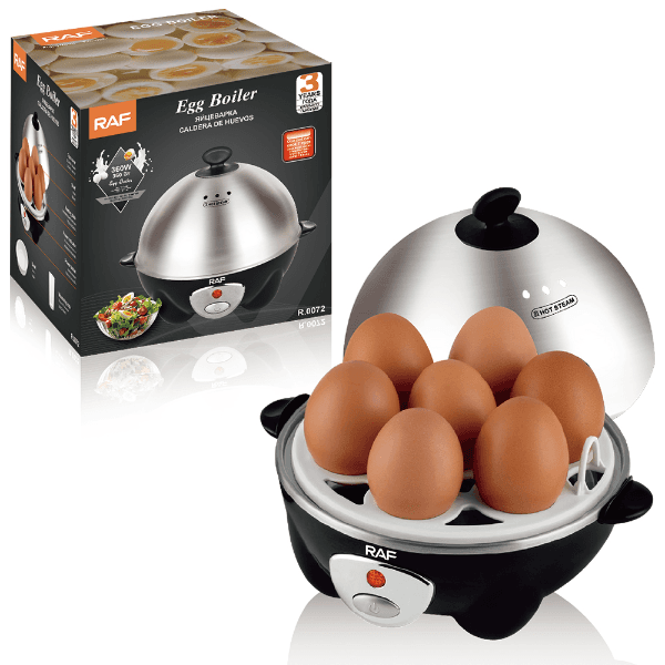 Caldeira para Ovos Raf R.0072 360W 220V Preto/Inox