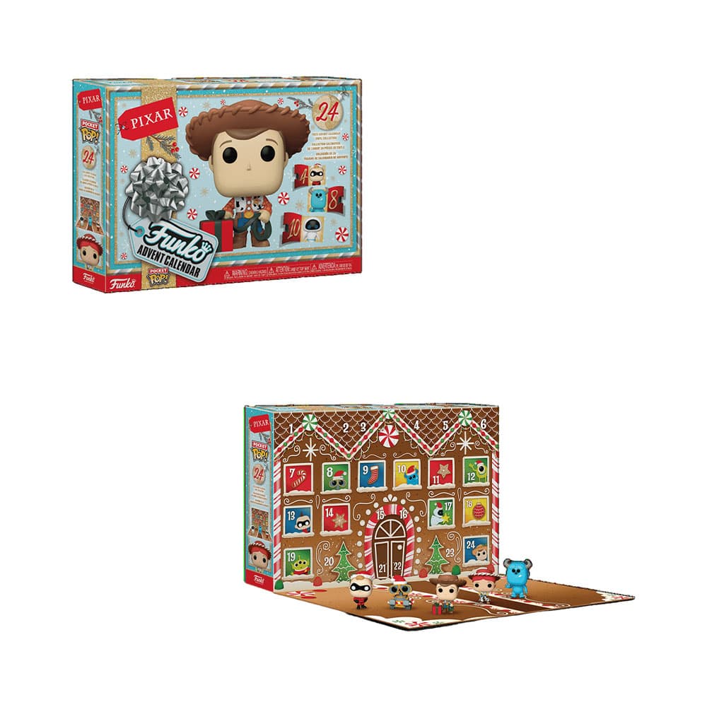 Calendário de Advento Funko Pop Festivo de 24 Dias de Pixar