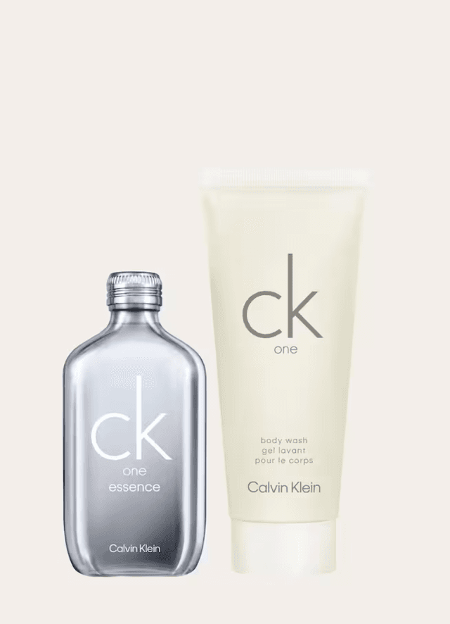 Kit Calvin Klein Ck One Essence Parfum Intense 100ml + Body Lotion 100ml