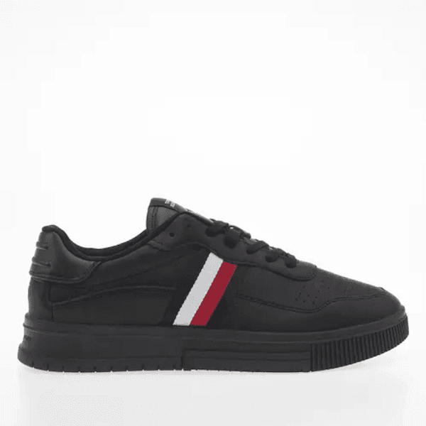 Calçado Casual Masculino Tommy Hilfiger Supercup Leather Stripes