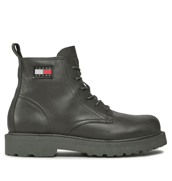 Bota Casual Masculina Tommy Jeans Tjm Rubberized Lace Up