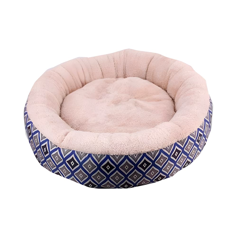 Cama para Cachorro Pawise 12339 Round Dog Bed 63.5Cm Azul