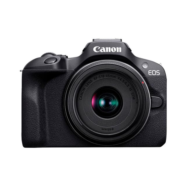 Câmera Canon Eos R100 Kit RF-S18-45mm Is Stm