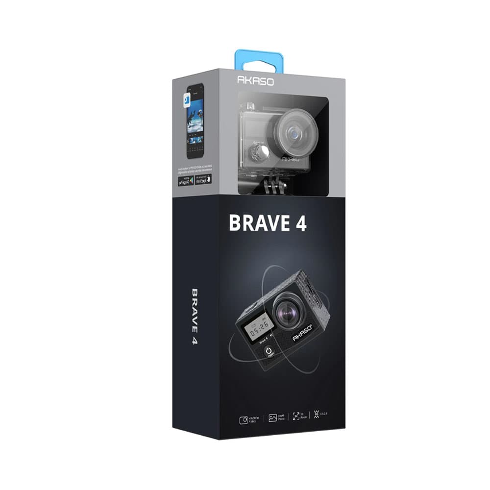 Câmera de Ação Akaso Brave 4 Preta