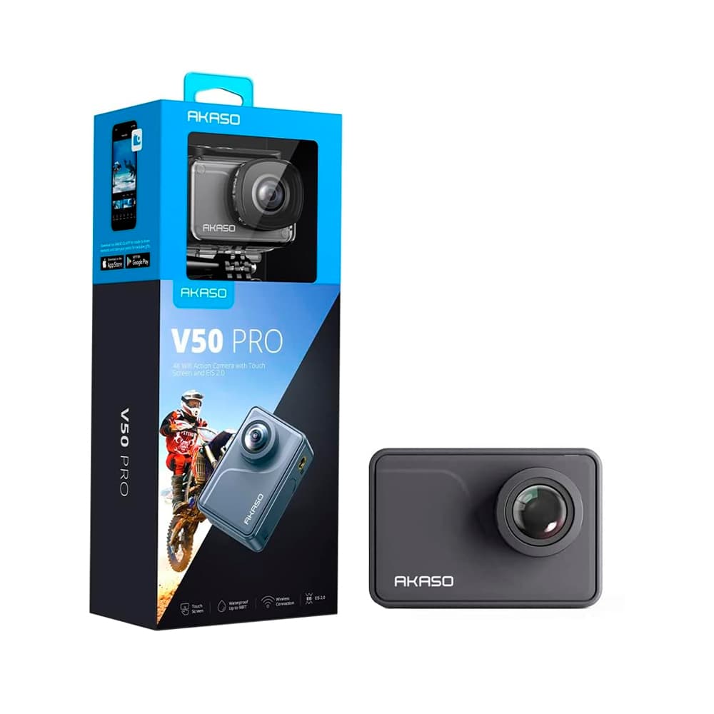 Câmera de Ação Akaso V50 Pro Cinza