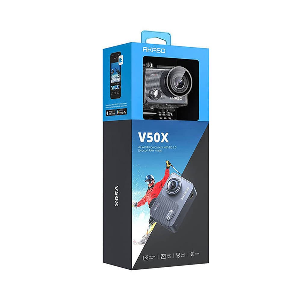 Câmera de Ação Akaso V50 X Preta