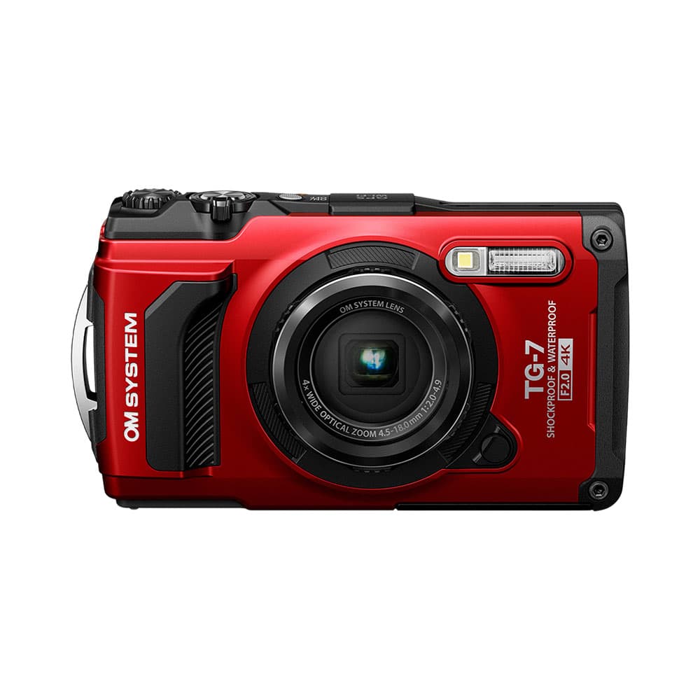 Cámara Digital Olympus Om System Tough Tg-7 Red