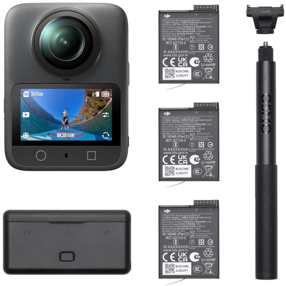 Câmera de Ação Dji Osmo 360 Adventure Combo
