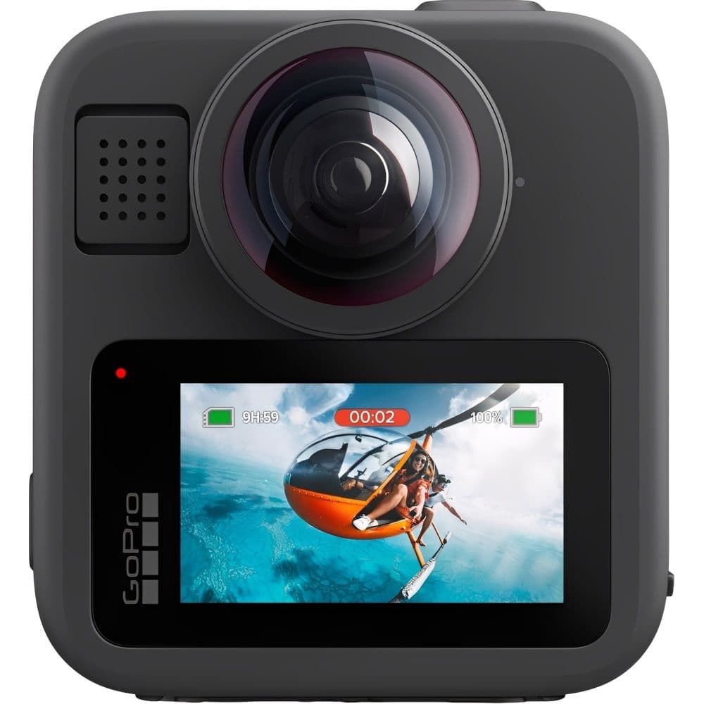 Câmera de Ação GoPro Hero Max 2 29MP / 360º / Vídeo 5.6K A 60FPS / GPS / Wi-Fi 6 - Preta