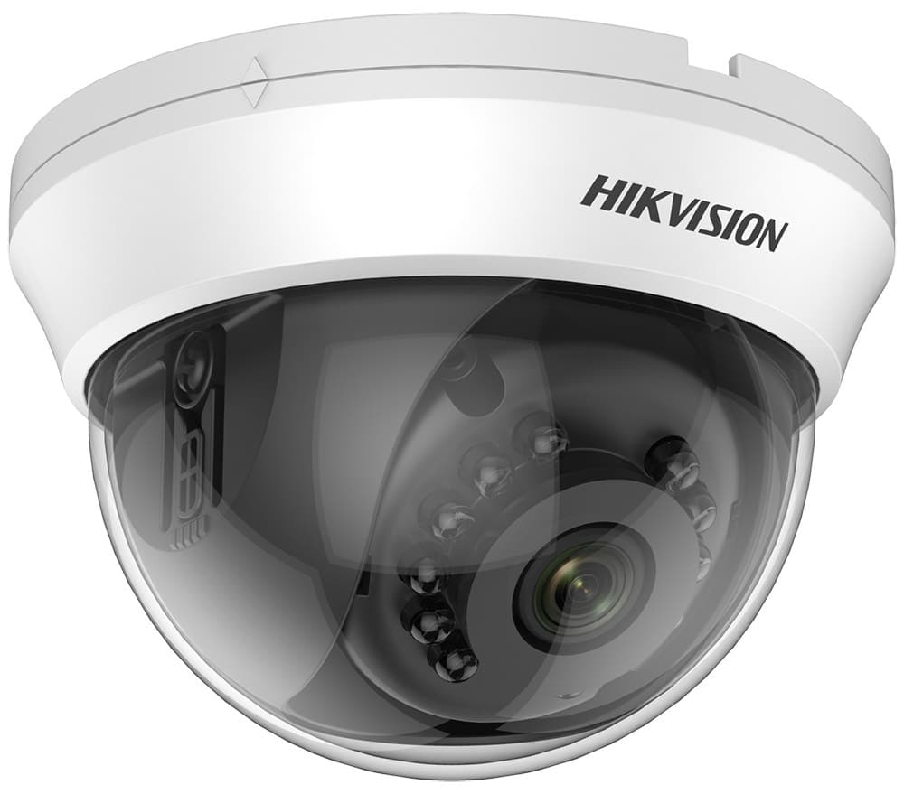 Câmera de Segurança Hikvision Ds-2CE56D0T-Irmmf Turbo HD 2.8Mm 2MP Color Domo