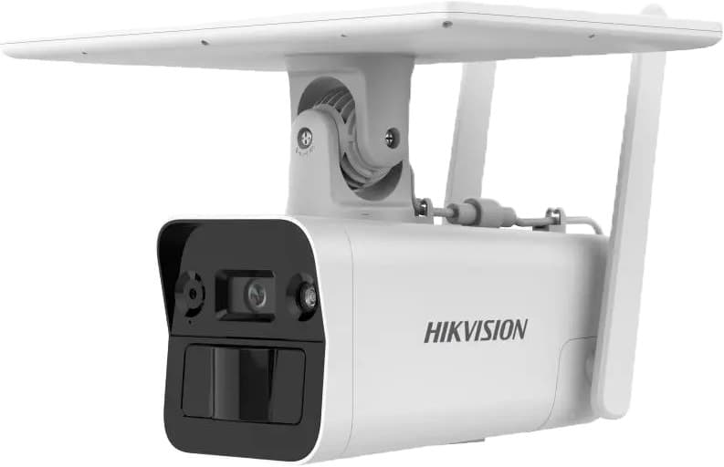 Câmera de Segurança Ip Hikvision Ds-2XS2T41G1-Id 4MP 4MM 4G LTE com Painel Solar