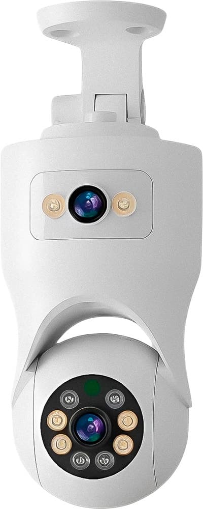 Câmera de Segurança Satellite A-CAM8004D 4MP Wifi com Suporte - Branco