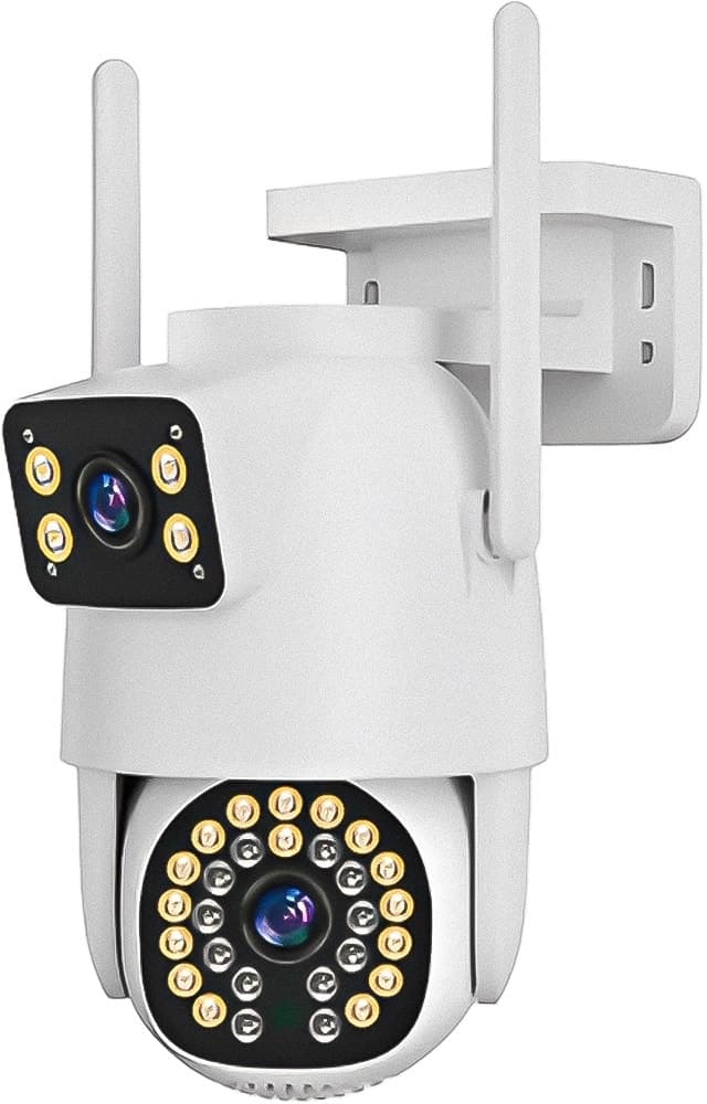 Câmera de Segurança Satellite A-CAM8009D 6MP Wi-Fi - Branco