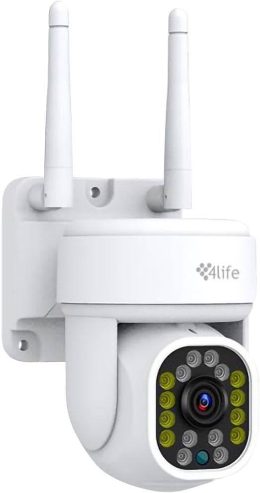 Câmera de Segurança Smart 4Life FLD7G Wifi Bivolt Branco