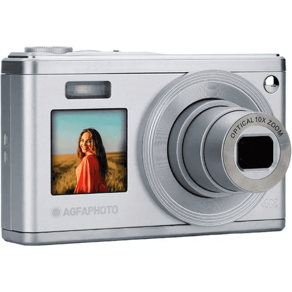 Câmera Digital Agfaphoto Realishot Dc9200 24MP 2.8" + 1.54" 10X Prateado