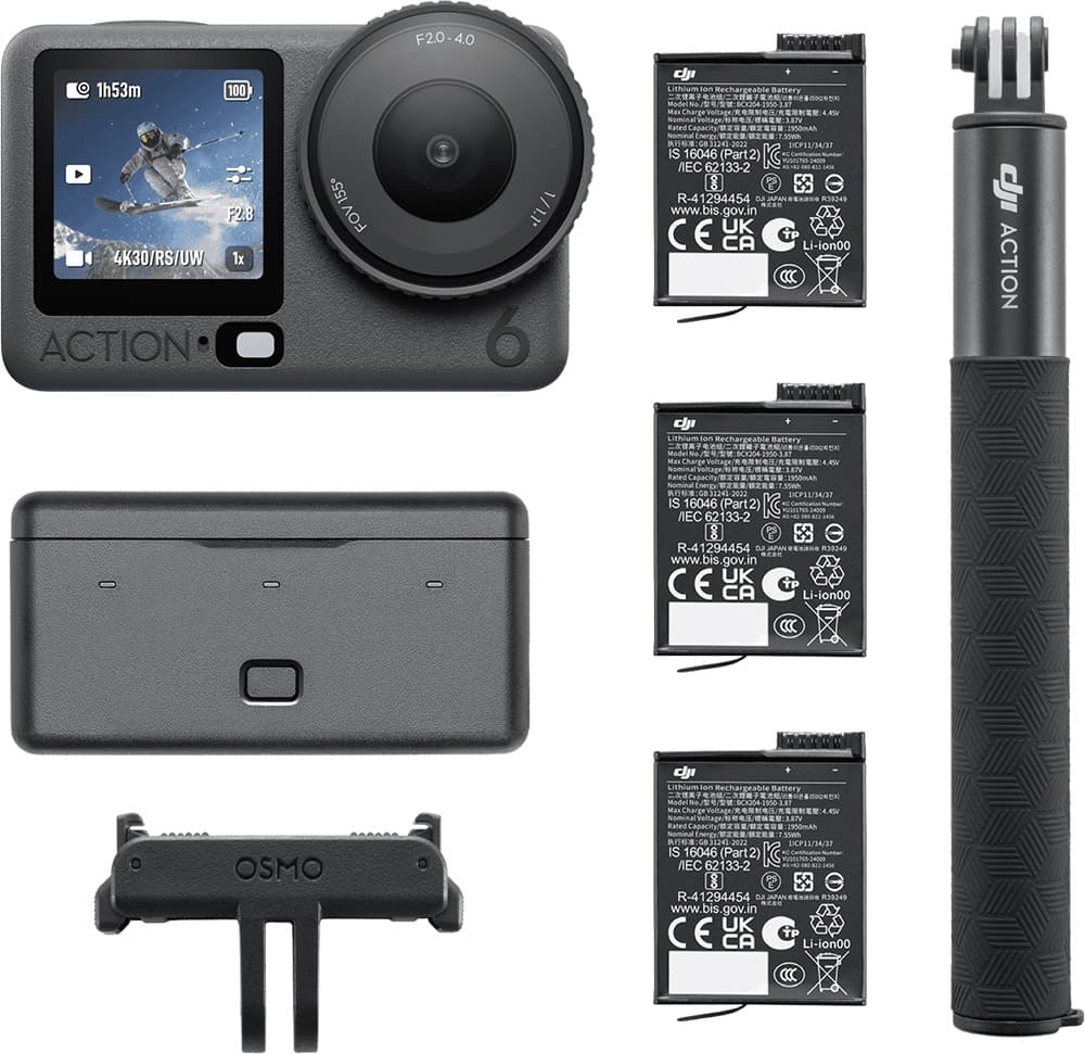 Câmera de Ação Dji Osmo Action 6 Adventure Combo