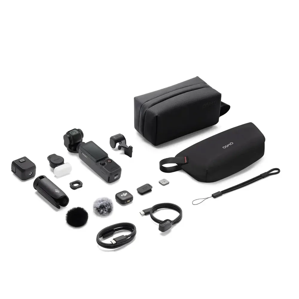 Câmera Dji Osmo Pocket 4 Creator Combo com Estabilizador