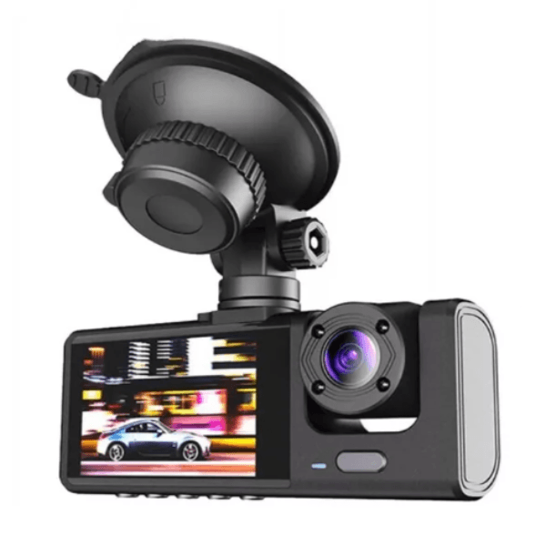 Câmera Dvr para Carro Lw08606 Wdr / Full HD / 1080P / 2" / 5MP / 5V / 170º / Sensor / Microfone - Preto