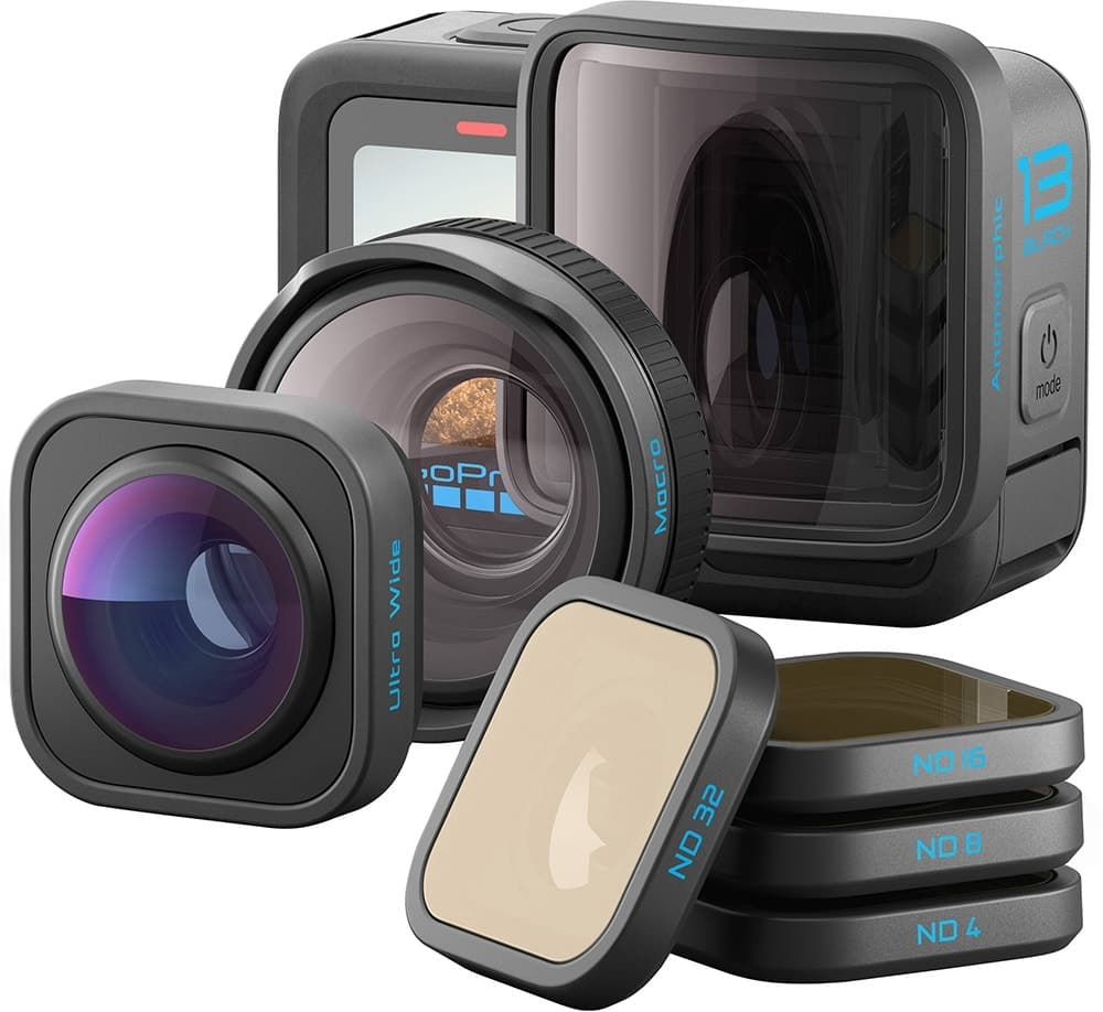 Câmera GoPro Hero13 Black + HB-Series Lens Collection Chdrb-132-Rw