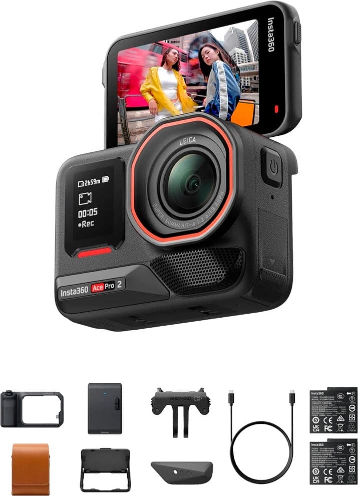 Câmera de Ação Insta360 Ace Pro 2 Flash Print Bundle