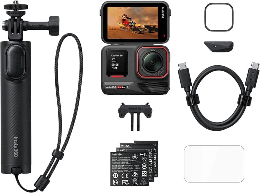 Câmera de Ação Insta360 Ace Pro 2 Leica 8K Creator Bundle Cinsbbga (Acepro216)