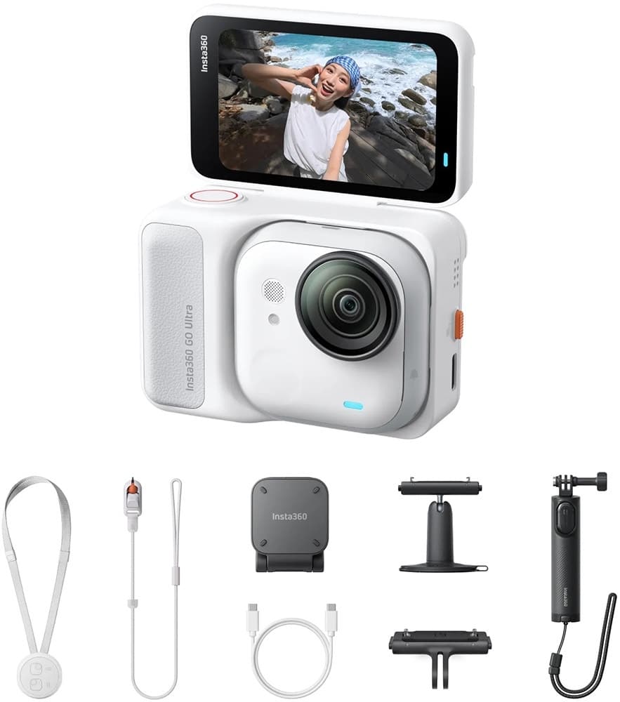 Câmera Insta360 Go Ultra 4K Creator Bundle Branco